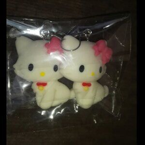 Hello Kitty Jewelry Honeycute Cat Earrings Kawaii Cute Gifts Set kids cartoon